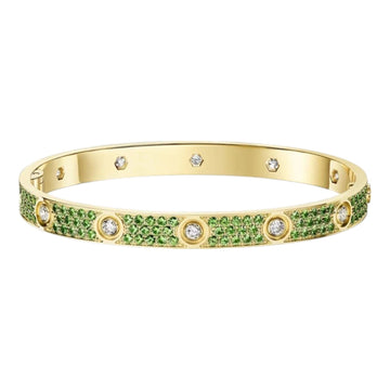 [Elara jewelsry]CLASSIC 6.1MM LOVE BRACELET 10-DIAMOND FULL PAVÉ