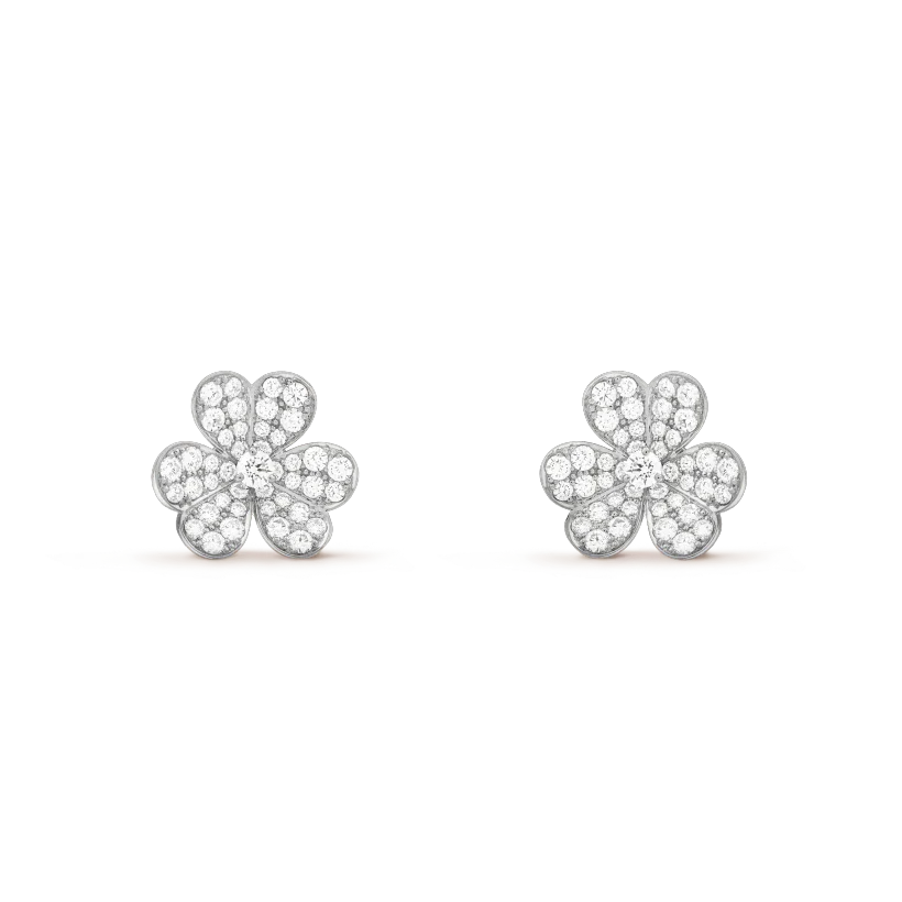[Elara jewelsry ]CLOVER COMOS DIAMOND EARRINGS SILVER