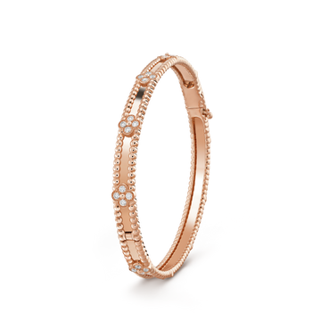 [Elara jewelsry ]CLOVER BRACELET 4MM DIAMONDS