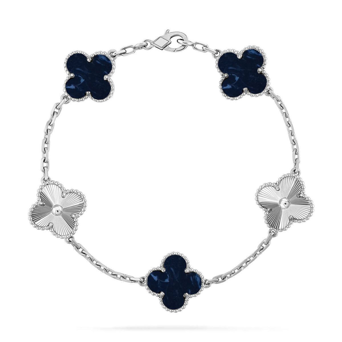 [Elara jewelsry ]CLOVER 5 MOTIF PIETERSITE BRACELET COLLECTION