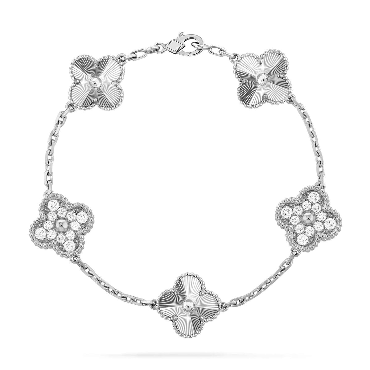 [Elara jewelsry ] CLOVER 5 MOTIF LASER BRACELET COLLECTION