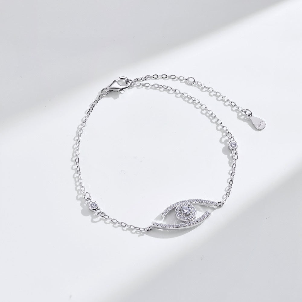 [Elara jewelsry]Lucky Eye Pave-Set Diamond Bracelet