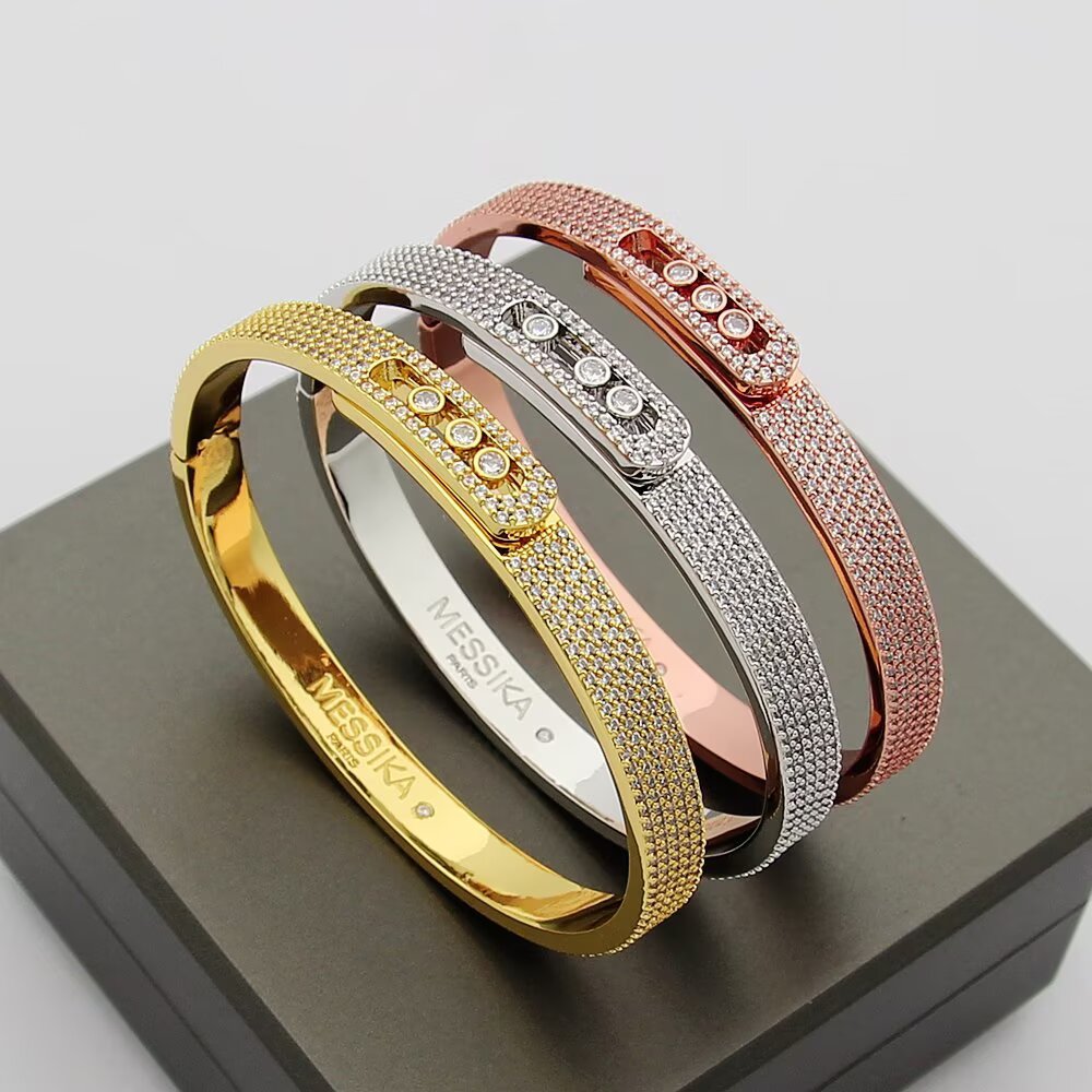[Elara jewelsry]Move Noa Full Pavé Diamond Bangle Bracelet