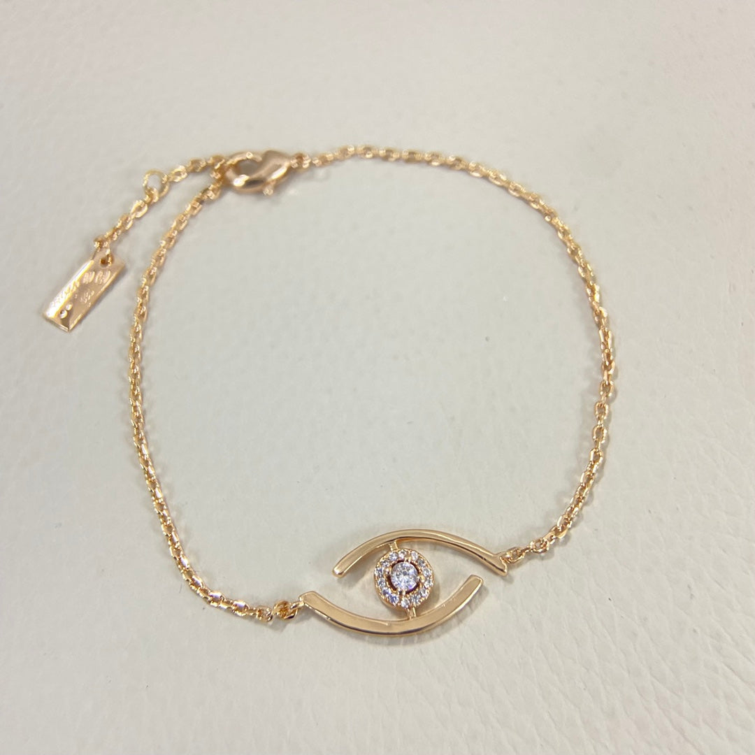 [Elara jewelsry]Lucky Eye Pave-Set Diamond Bracelet
