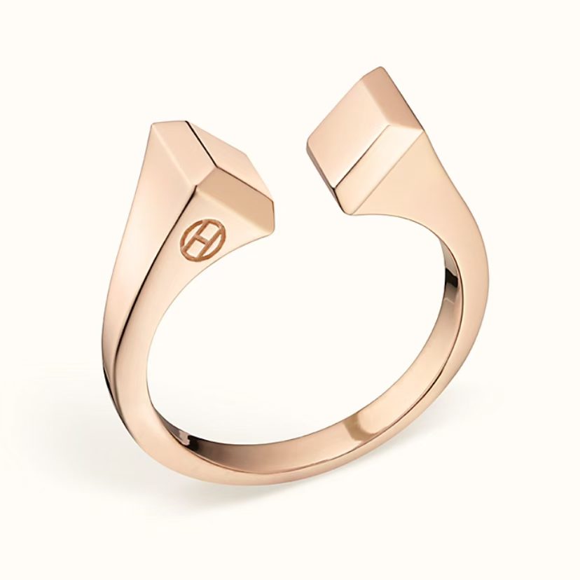 [Elara jewelsry]THE CONE RIVET RING IS OPEN AND ONE SIZE FITS ALL