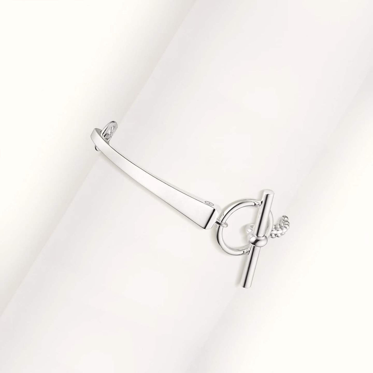 [Elara jewelsry]CLOU DE FORGE BRACELET WITH SQUARE CONE STUDS
