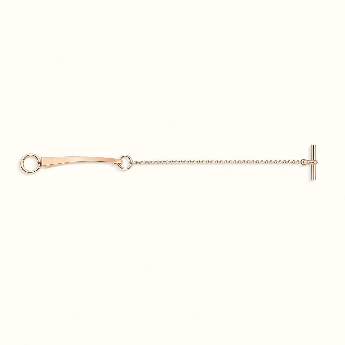 [Elara jewelsry]CLOU DE FORGE BRACELET WITH SQUARE CONE STUDS