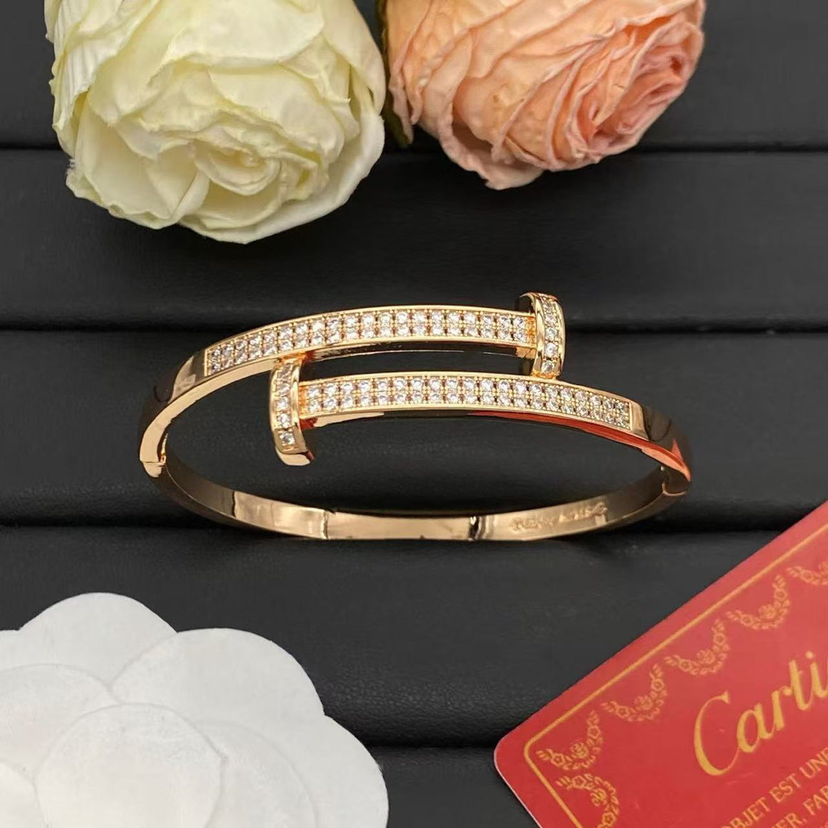 [Elara jewelsry]NEW ROSE GOLD 6.1MM BRACELET