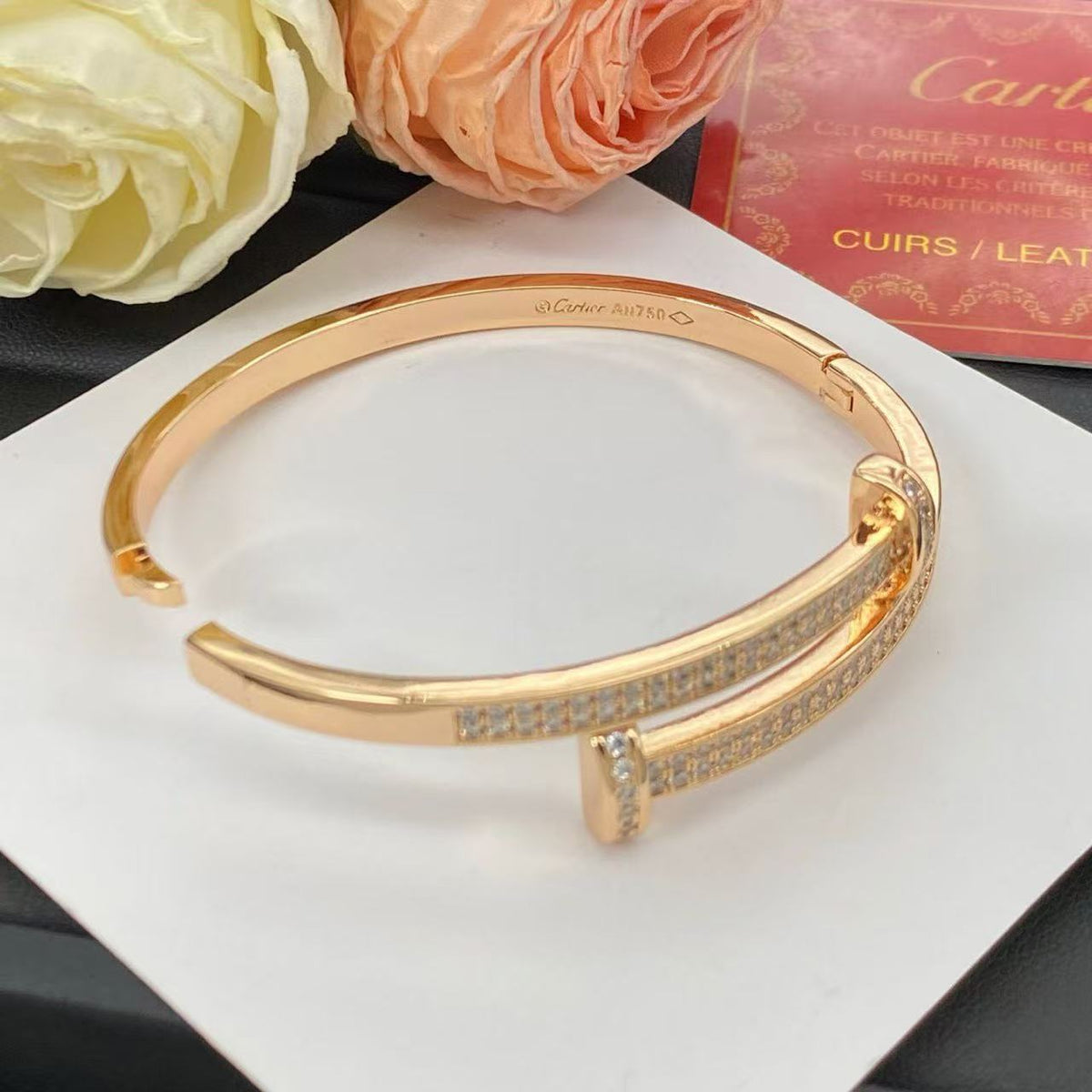 [Elara jewelsry]NEW ROSE GOLD 6.1MM BRACELET