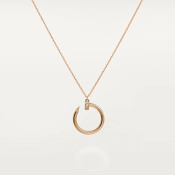 [Elara jewelsry ]JUSTE NECKLACE PINK GOLD
