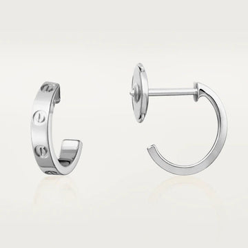 [Elara jewelsry ]LOVE EARRINGS 2.65MM SILVER