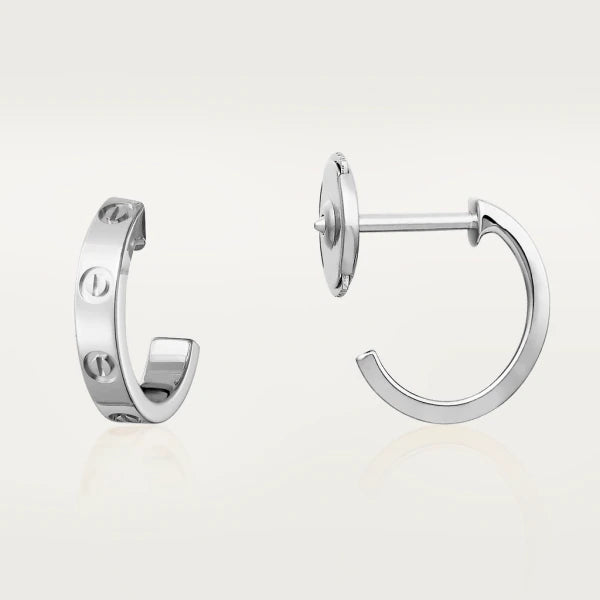 [Elara jewelsry ]LOVE EARRINGS 2.65MM SILVER