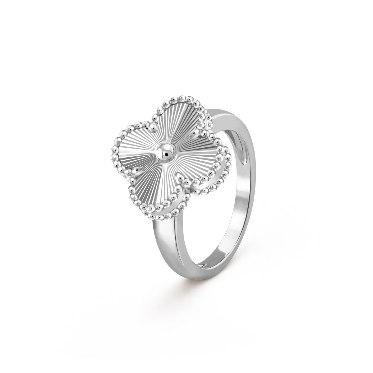 [Elara jewelsry ]CLOVER SILVER RING