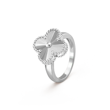 [Elara jewelsry ]CLOVER SILVER RING