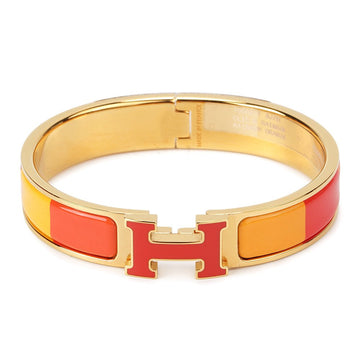 [Elara jewelsry ]H BRACELET ORANGE RAINBOW CERAMIC