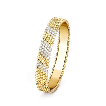 [Elara jewelsry]  FIVE-ROW DIAMOND BRACELET