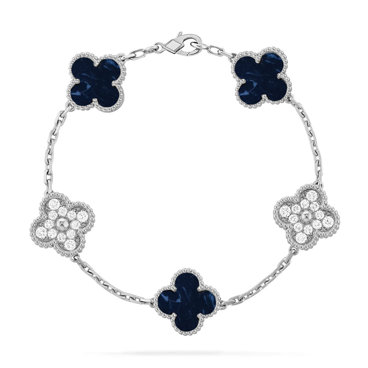 [Elara jewelsry ]CLOVER 5 MOTIF PIETERSITE BRACELET COLLECTION
