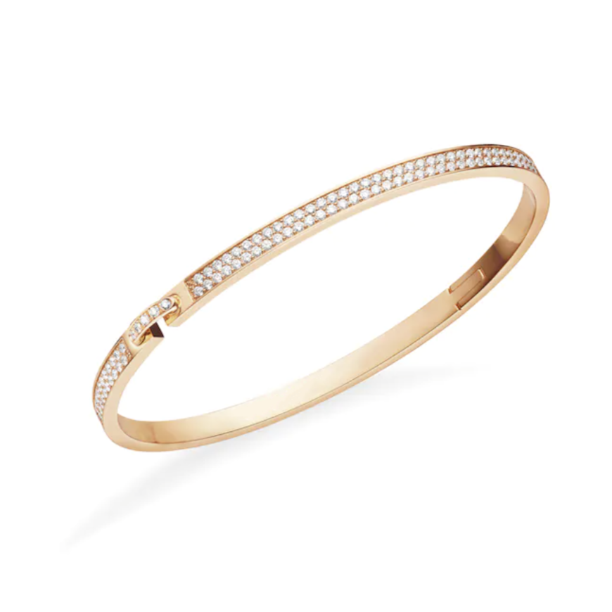 [Elara jewelsry ]LIENS VIDENCE DIAMOND PAVED BRACELET