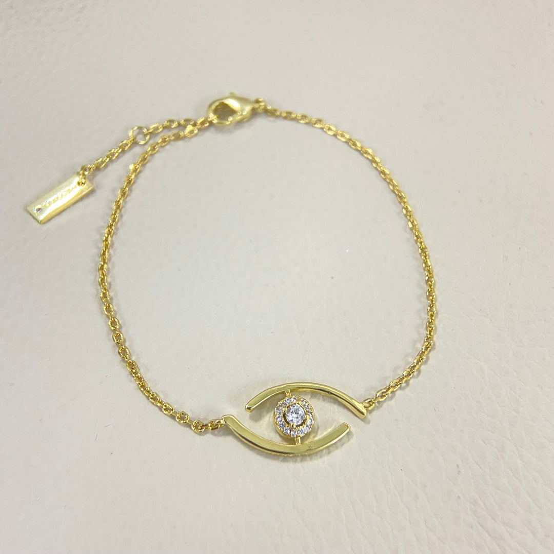 [Elara jewelsry]Lucky Eye Pave-Set Diamond Bracelet