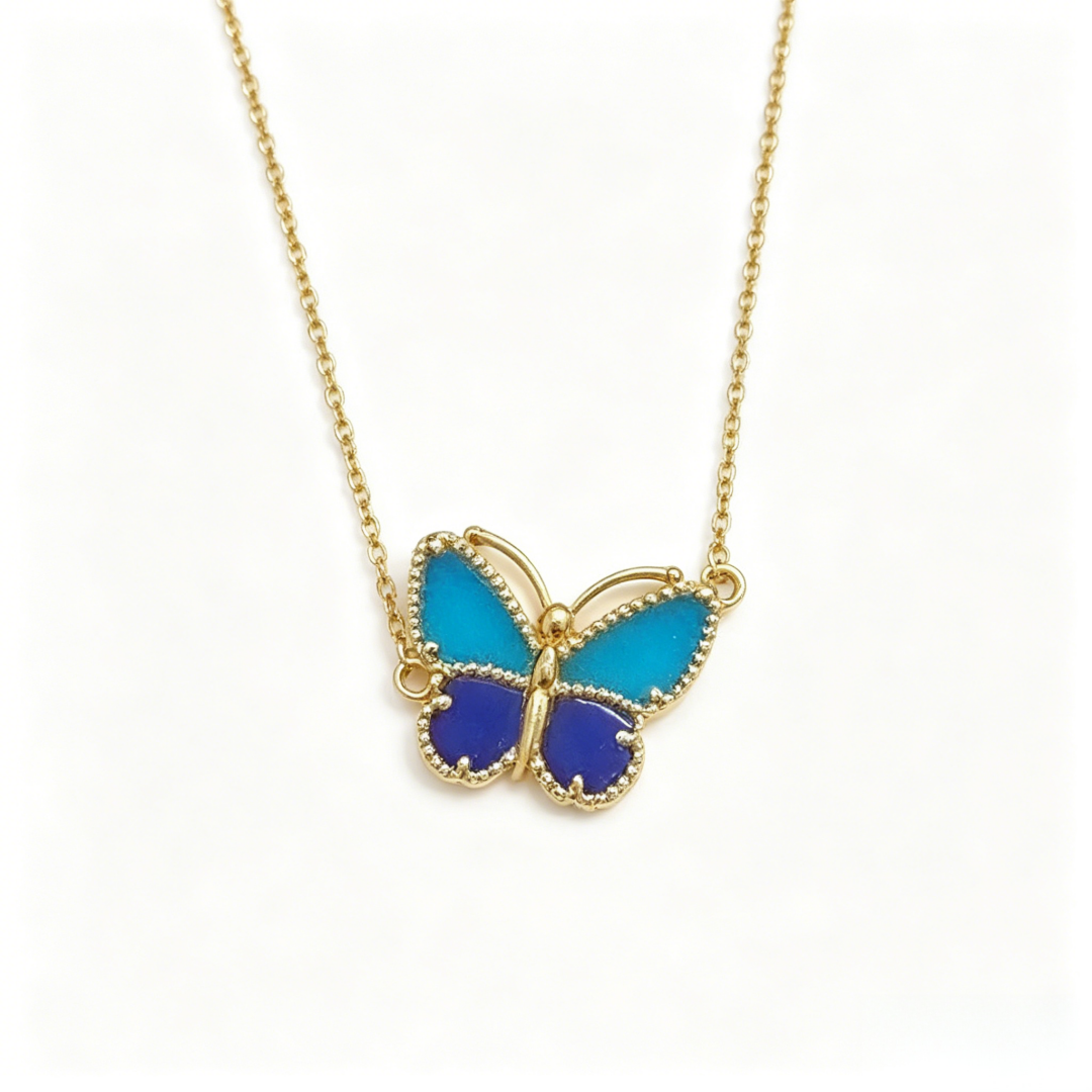 [Elara jewelsry] 2026 NEW LUCKY BUTTERFLY 1 MOTIFS NECKLACE