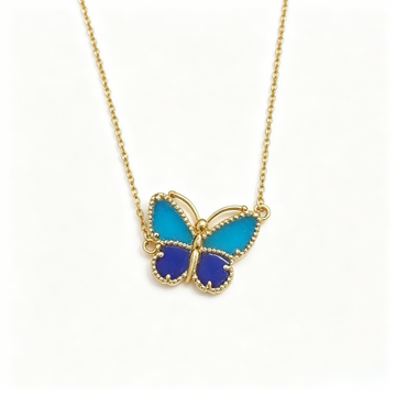 [Elara jewelsry] 2026 NEW LUCKY BUTTERFLY 1 MOTIFS NECKLACE