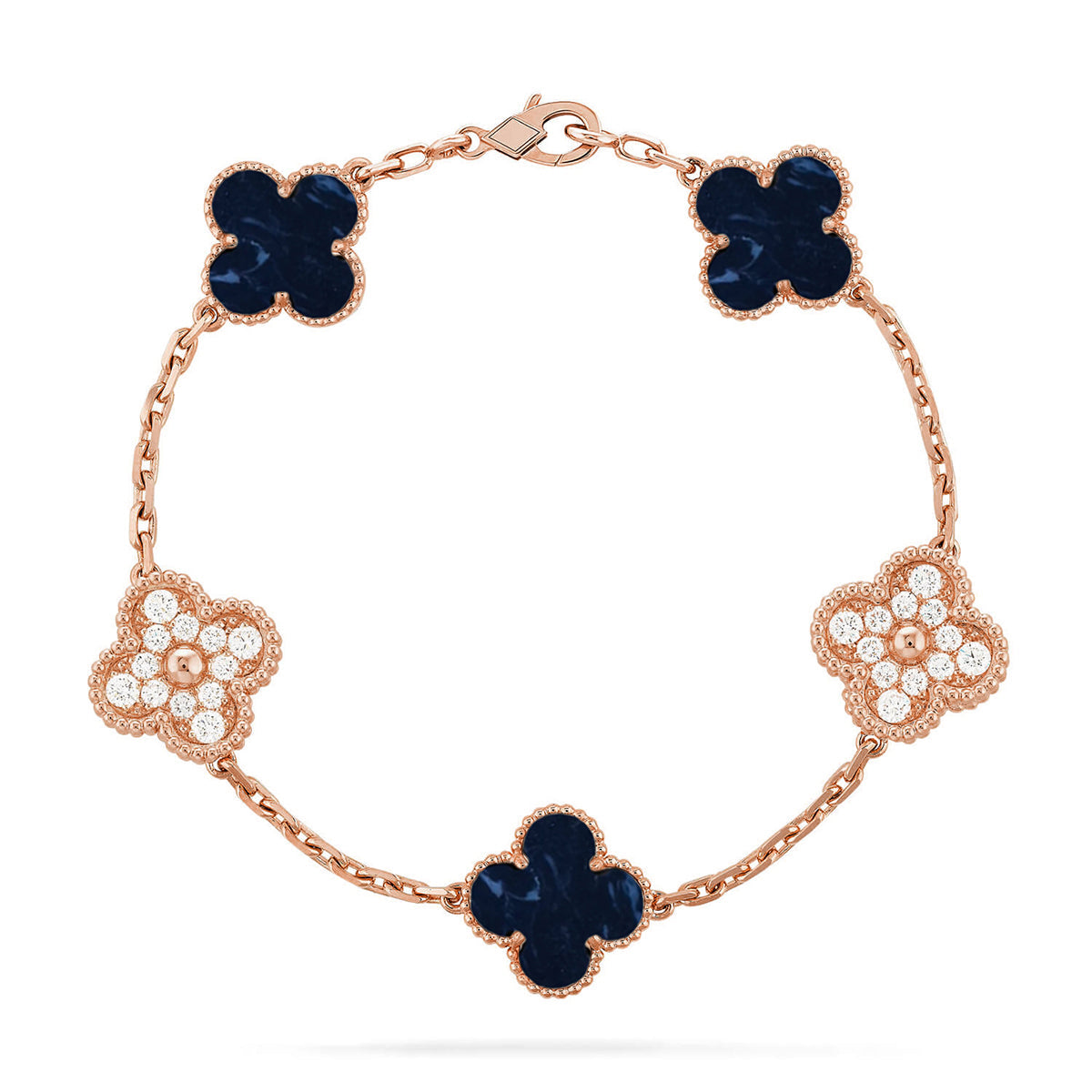 [Elara jewelsry ]CLOVER 5 MOTIF PIETERSITE BRACELET COLLECTION