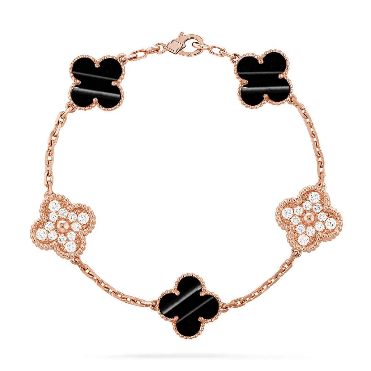 [Elara jewelsry ] CLOVER 5 MOTIF PULSAR STONE BRACELET COLLECTION