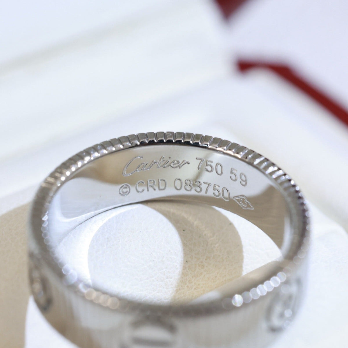 [Elara jewelsry]LOVE 6.5MM UNLIMITED 3 DIAMONDS RING