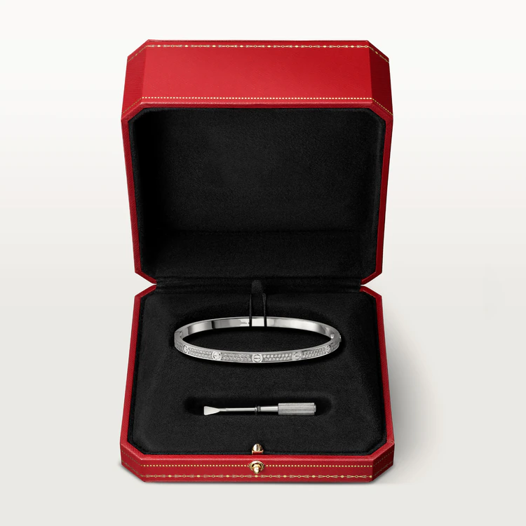 [Elara jewelsry ]LOVE BRACELET 3.65MM DIAMOND-PAVED