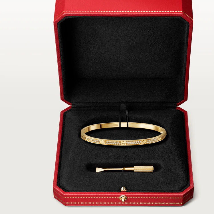 [Elara jewelsry ]LOVE BRACELET 3.65MM DIAMOND-PAVED