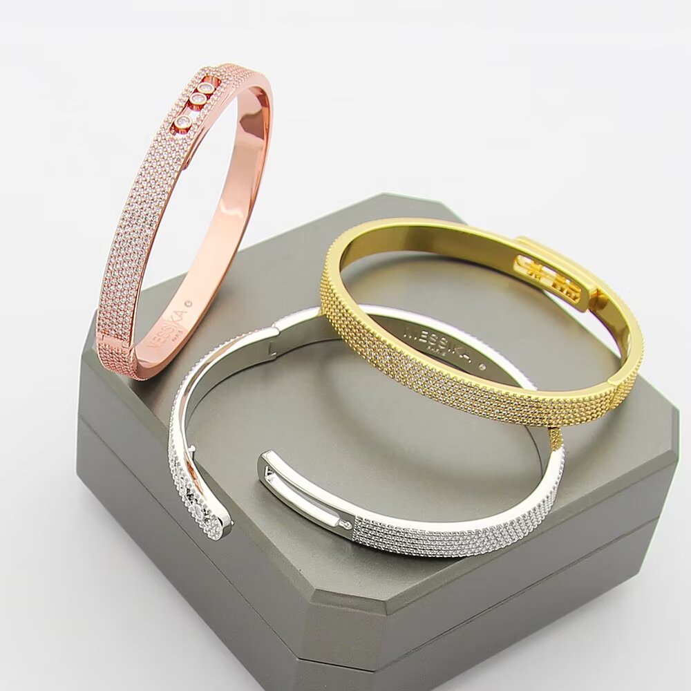 [Elara jewelsry]Move Noa Full Pavé Diamond Bangle Bracelet