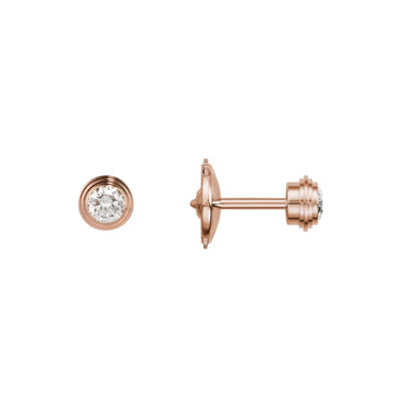 [Elara jewelsry]D'AMOUR 5MM DIAMOND STUD EARRINGS