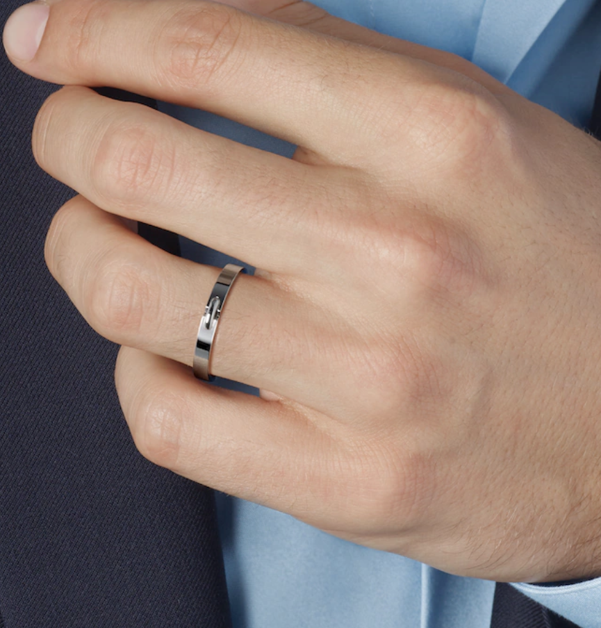 [Elara jewelsry ]ALLIANCE LIENS VIDENCE 3MM RING