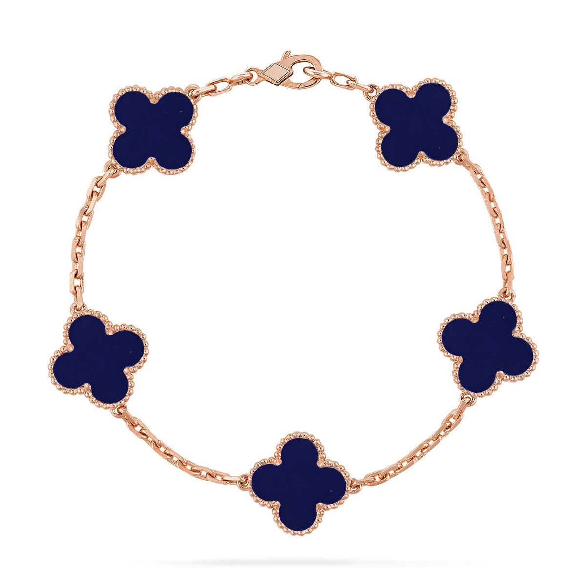 [Elara jewelsry ]CLOVER 5 MOTIF LAPIS LAZULI BRACELET COLLECTION