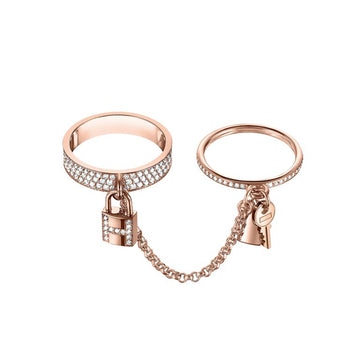 [Elara jewelsry ]HM KELLY CLOCHETTE DOUBLE RING IN  WITH DIAMONDS