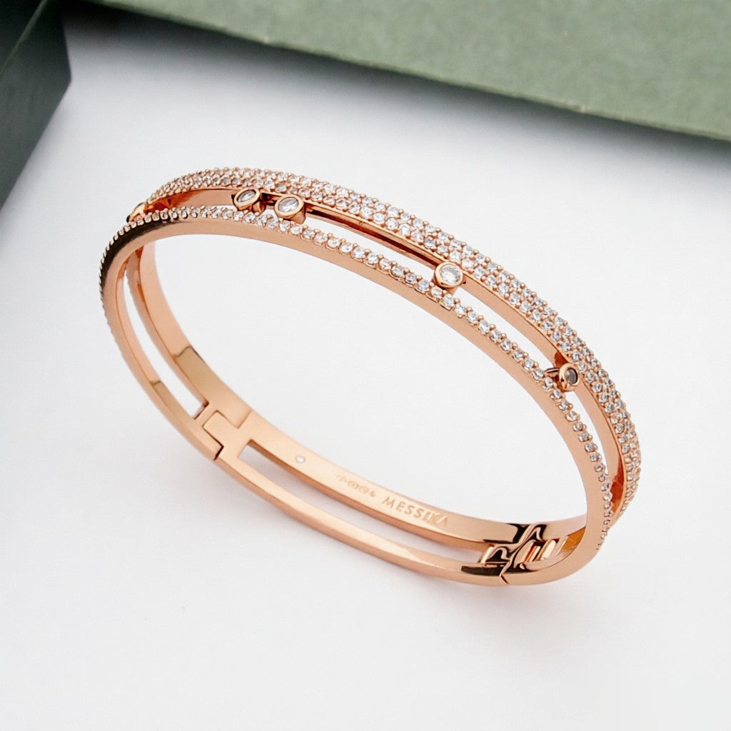 [Elara jewelsry]Move Romane pavé bangle