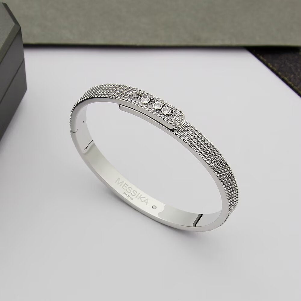 [Elara jewelsry]Move Noa Full Pavé Diamond Bangle Bracelet