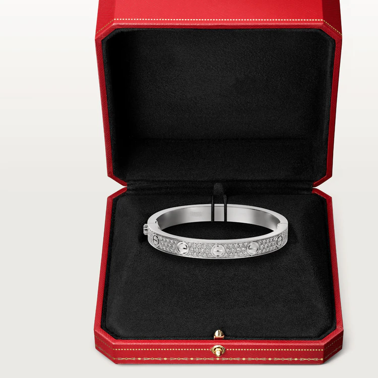 [Elara jewelsry ]LOVE BRACELET 6.1MM DIAMOND-PAVED