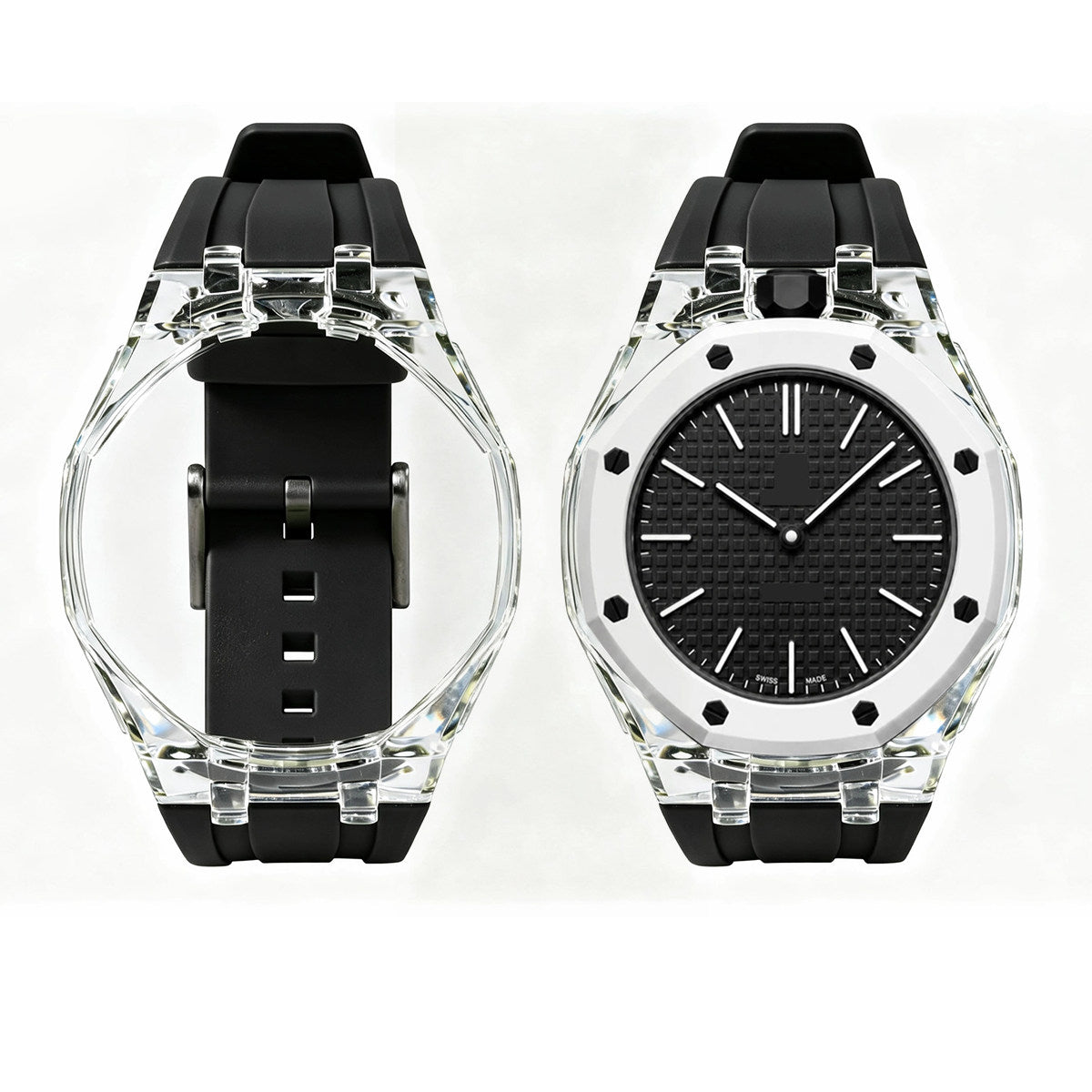 Royal Oak Pop Limited Edition: PC transparent case and silicone strap