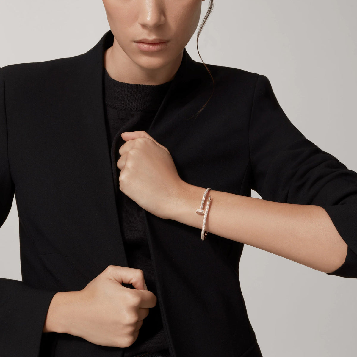 [Elara jewelsry ]JUSTE BRACELET 3.5MM ALL DIAMONDS