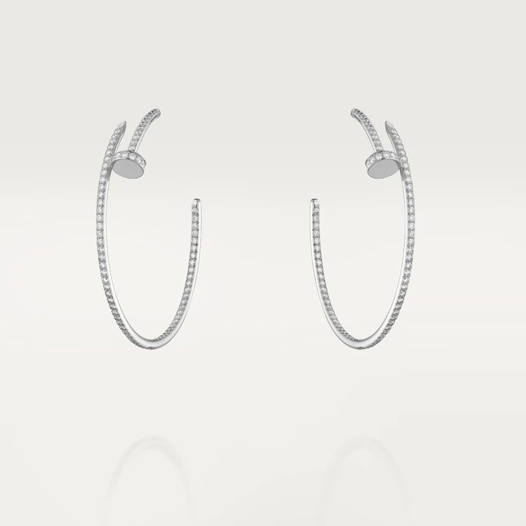 [Elara jewelsry ]JUSTE EARRINGS FULL DIAMONDS 1.8MM