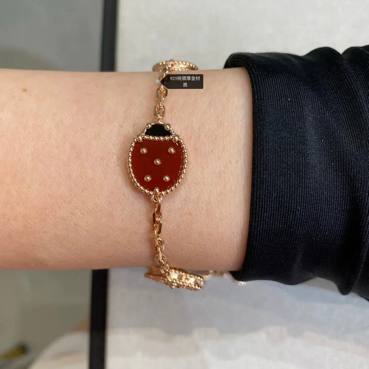 [Elara jewelsry ]LUCKY SPRING 5 MOTIF BRACELET