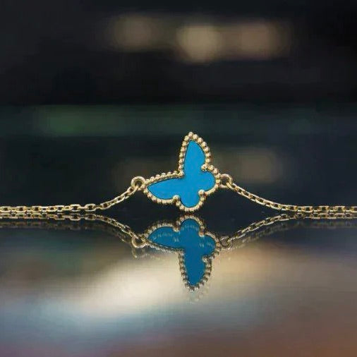 [Elara jewelsry ]BUTTERFLY TURQUOISE BUTTERFLY BRACELET