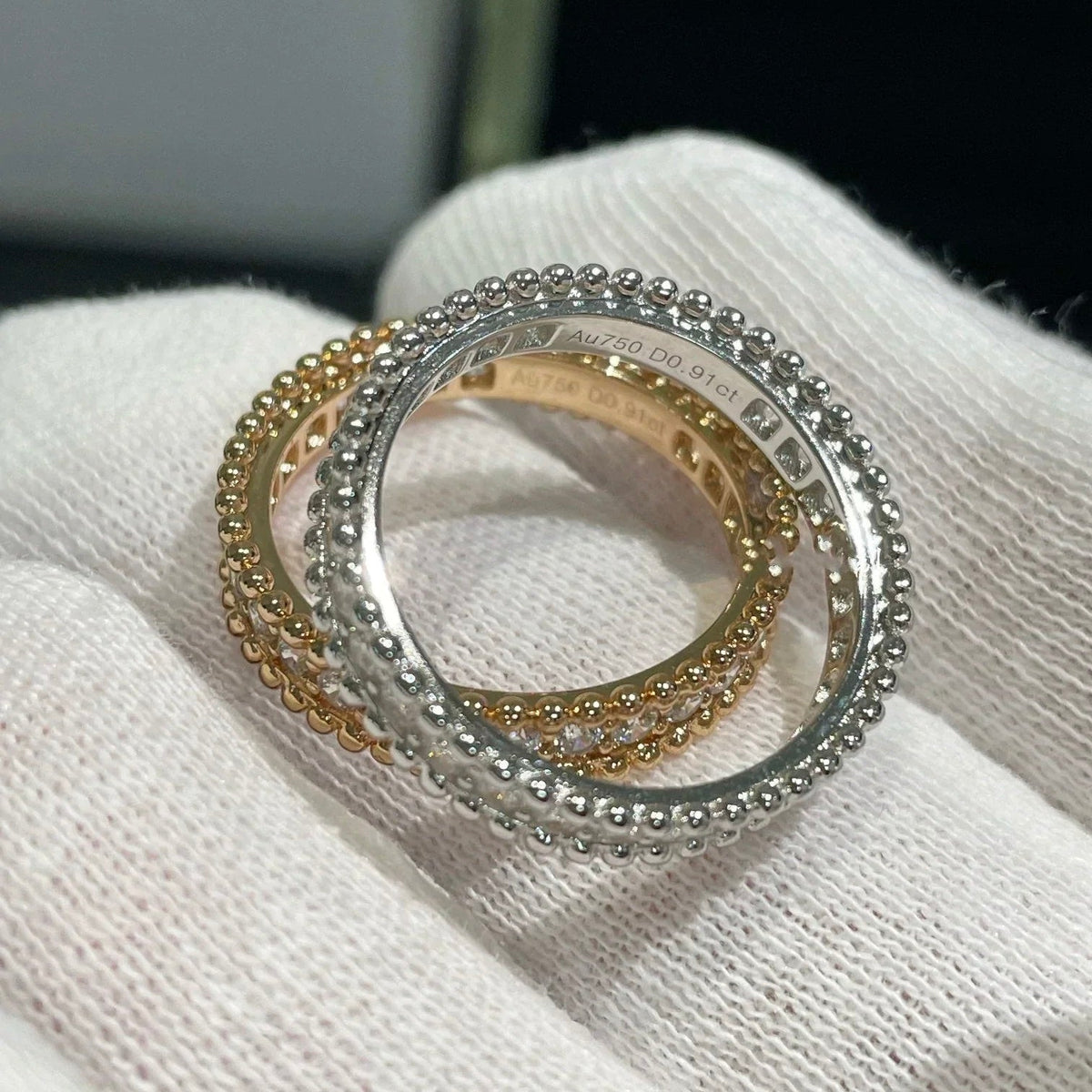 [Elara jewelsry ]PERLEE DIAMOND SILVER RING