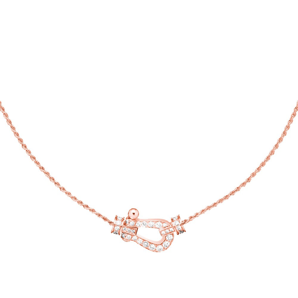 [Elara jewelsry ]FORCE 10 PINK GOLD DIAMOND NECKLACE