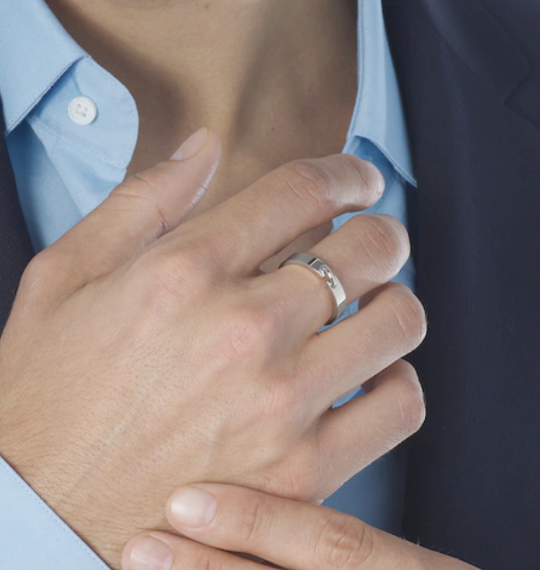 [Elara jewelsry ]ALLIANCE LIENS VIDENCE 4MM RING