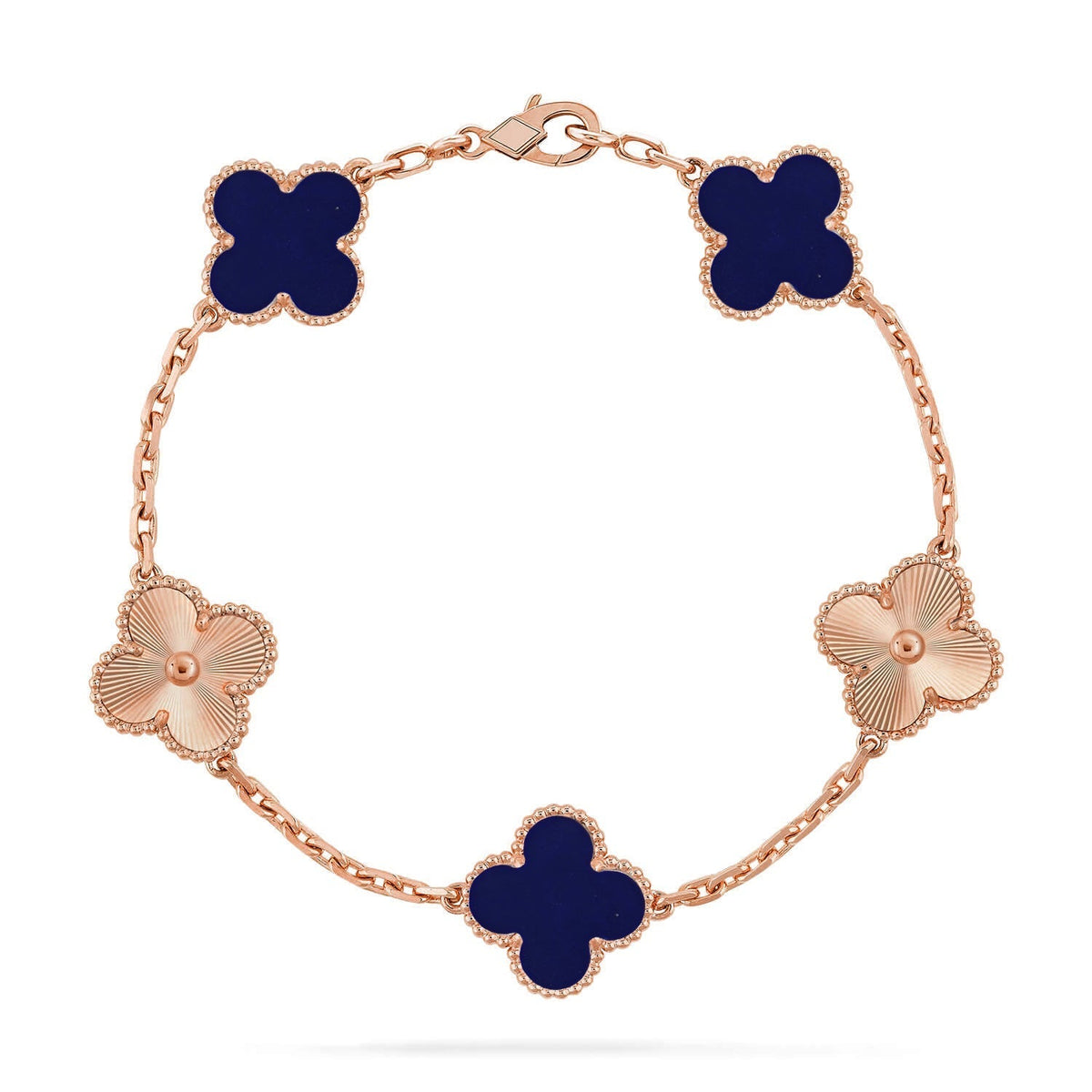 [Elara jewelsry ]CLOVER 5 MOTIF LAPIS LAZULI BRACELET COLLECTION