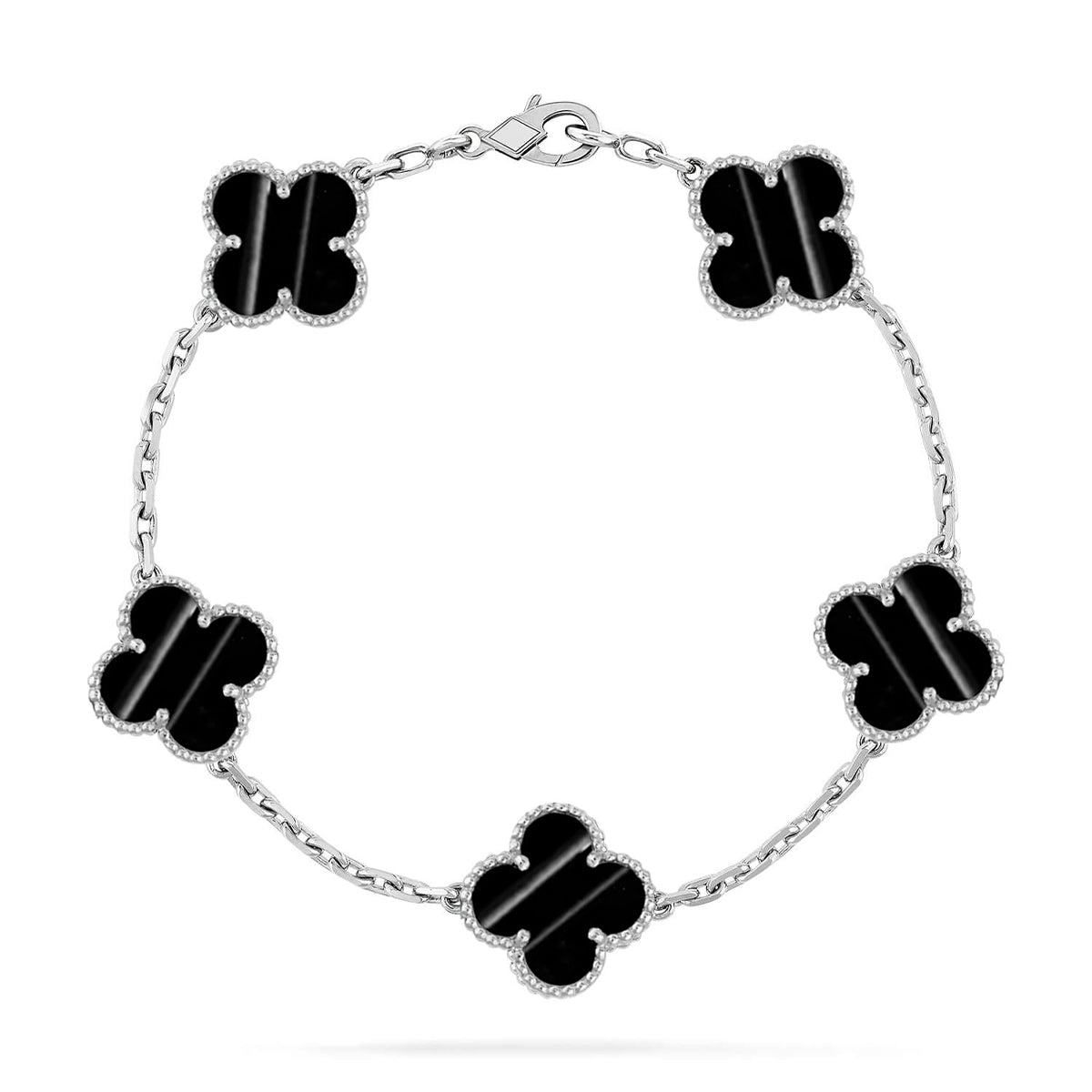 [Elara jewelsry ] CLOVER 5 MOTIF PULSAR STONE BRACELET COLLECTION