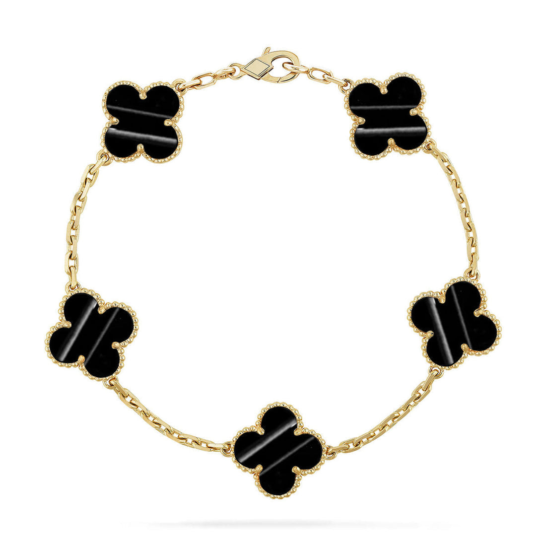 [Elara jewelsry ] CLOVER 5 MOTIF PULSAR STONE BRACELET COLLECTION