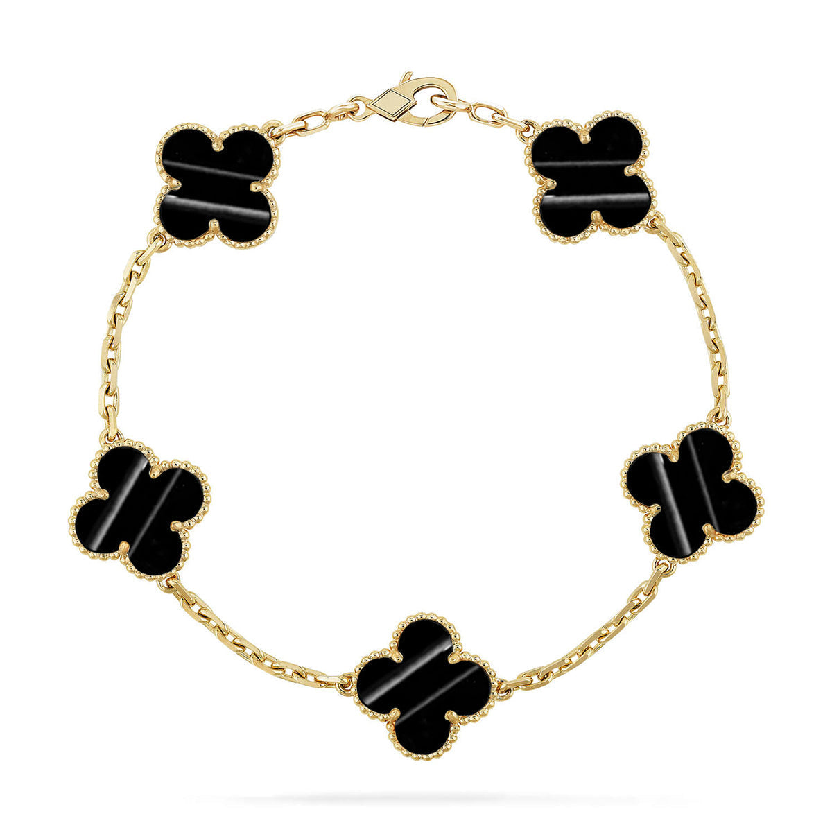 [Elara jewelsry ] CLOVER 5 MOTIF PULSAR STONE BRACELET COLLECTION